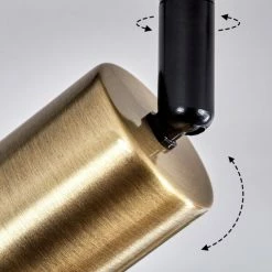 Hofstein Maidfordo Deckenleuchte Messing, Schwarz, 4-flammig -Bürolampen Verkäufe maidfordo deckenleuchte h3388136 5