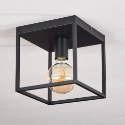 Hofstein Malao Deckenleuchte Schwarz, 1-flammig -Bürolampen Verkäufe malao deckenleuchte h3019474 7