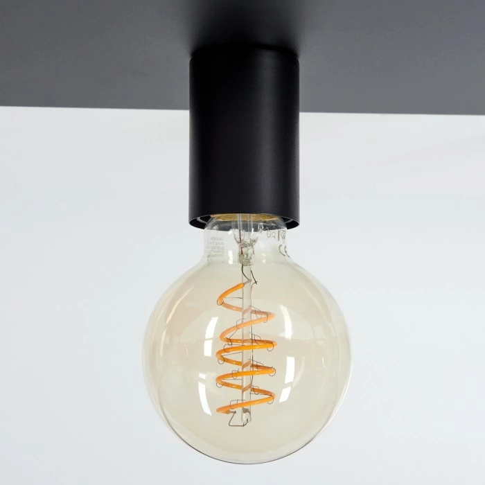 Hofstein Malao Deckenleuchte Schwarz, 4-flammig 3 Hofstein Malao Deckenleuchte Schwarz, 4-flammig – Bild 3