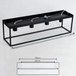 Hofstein Malao Deckenleuchte Schwarz, 4-flammig 15 Hofstein Malao Deckenleuchte Schwarz, 4-flammig -Bürolampen Verkäufe malao deckenleuchte h3019504 4