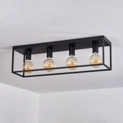 Hofstein Malao Deckenleuchte Schwarz, 4-flammig 18 Hofstein Malao Deckenleuchte Schwarz, 4-flammig -Bürolampen Verkäufe malao deckenleuchte h3019504 7