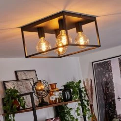 Hofstein Malao Deckenleuchte Schwarz, 4-flammig -Bürolampen Verkäufe malao deckenleuchte h3019511 6