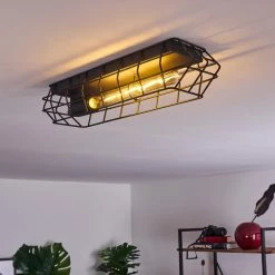 Hofstein Mallawi Deckenleuchte Schwarz, 1-flammig -Bürolampen Verkäufe mallawi deckenleuchte h3385883 2