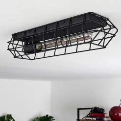 Hofstein Mallawi Deckenleuchte Schwarz, 1-flammig -Bürolampen Verkäufe mallawi deckenleuchte h3385883 4