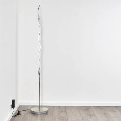 Hofstein Mapleton Stehleuchte LED Nickel-Matt, 3-flammig, Fernbedienung -Bürolampen Verkäufe mapleton stehleuchte h3009567 17