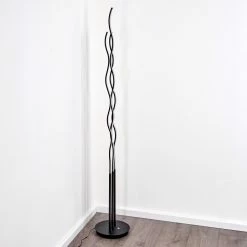 Hofstein Mapleton Stehleuchte LED Schwarz, 3-flammig, Fernbedienung -Bürolampen Verkäufe mapleton stehleuchte h3271278 do2 19