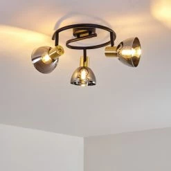 Hofstein Mariefred Deckenleuchte Schwarz, 3-flammig -Bürolampen Verkäufe mariefred deckenleuchte h3365298 4