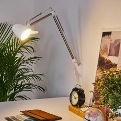 Hofstein Mildura Tischleuchte LED Weiß, 1-flammig -Bürolampen Verkäufe mildura tischleuchte h3325797 15