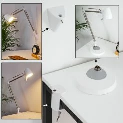 Hofstein Mildura Tischleuchte LED Weiß, 1-flammig -Bürolampen Verkäufe mildura tischleuchte h3325797 4