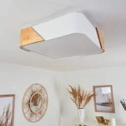 Hofstein Mjelstad Deckenleuchte Braun, Weiß, 2-flammig 20 Hofstein Mjelstad Deckenleuchte Braun, Weiß, 2-flammig -Bürolampen Verkäufe mjelstad deckenleuchte h3433874 7