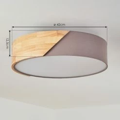 Hofstein Mjelstad Deckenleuchte Grau, Braun, Wei&szlig;, 2-flammig -Bürolampen Verkäufe mjelstad deckenleuchte h3433935 3