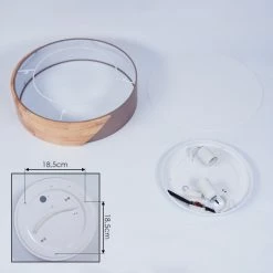 Hofstein Mjelstad Deckenleuchte Grau, Braun, Wei&szlig;, 2-flammig -Bürolampen Verkäufe mjelstad deckenleuchte h3433935 4