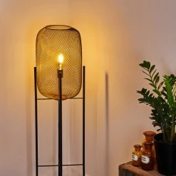 Hofstein Moholm Stehleuchte Schwarz, 1-flammig -Bürolampen Verkäufe moholm stehleuchte h3378700 12