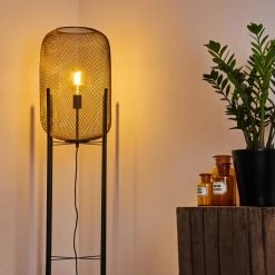 Hofstein Moholm Stehleuchte Schwarz, 1-flammig -Bürolampen Verkäufe moholm stehleuchte h3378700 2