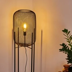 Hofstein Moholm Stehleuchte Schwarz, 1-flammig -Bürolampen Verkäufe moholm stehleuchte h3378724 14