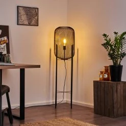 Hofstein Moholm Stehleuchte Schwarz, 1-flammig -Bürolampen Verkäufe moholm stehleuchte h3378724 3