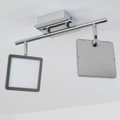 Hofstein Monteria Deckenleuchte LED Chrom, 2-flammig -Bürolampen Verkäufe monteria deckenleuchte h3003589 14