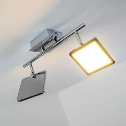 Hofstein Monteria Deckenleuchte LED Chrom, 2-flammig -Bürolampen Verkäufe monteria deckenleuchte h3003589 9