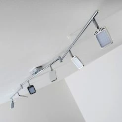 Hofstein Moosonee Deckenleuchte LED Chrom, 6-flammig -Bürolampen Verkäufe moosonee deckenleuchte h3009642 12