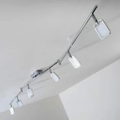 Hofstein Moosonee Deckenleuchte LED Chrom, 6-flammig -Bürolampen Verkäufe moosonee deckenleuchte h3009642 13