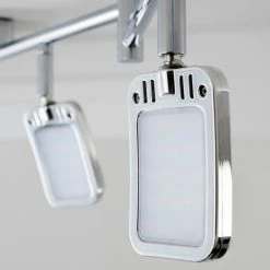 Hofstein Moosonee Deckenleuchte LED Chrom, 6-flammig -Bürolampen Verkäufe moosonee deckenleuchte h3009642 3