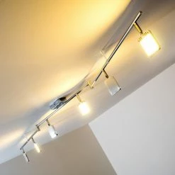 Hofstein Moosonee Deckenleuchte LED Chrom, 6-flammig -Bürolampen Verkäufe moosonee deckenleuchte h3009642 5