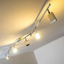 Hofstein Moosonee Deckenleuchte LED Chrom, 6-flammig -Bürolampen Verkäufe moosonee deckenleuchte h3009642 7