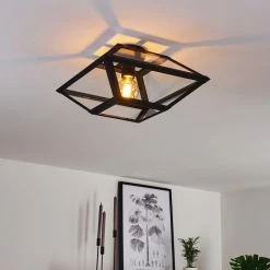 Hofstein Moraira Deckenleuchte Schwarz, 1-flammig -Bürolampen Verkäufe moraira deckenleuchte h3368862 11