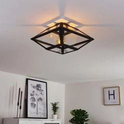 Hofstein Moraira Deckenleuchte Schwarz, 1-flammig -Bürolampen Verkäufe moraira deckenleuchte h3368862 14