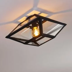 Hofstein Moraira Deckenleuchte Schwarz, 1-flammig -Bürolampen Verkäufe moraira deckenleuchte h3368862 3