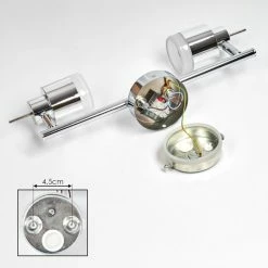 Hofstein Morges Deckenleuchte LED Chrom, 2-flammig -Bürolampen Verkäufe morges deckenleuchte h3446973 4