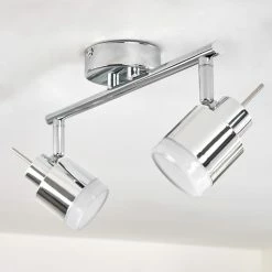 Hofstein Morges Deckenleuchte LED Chrom, 2-flammig -Bürolampen Verkäufe morges deckenleuchte h3446973 7