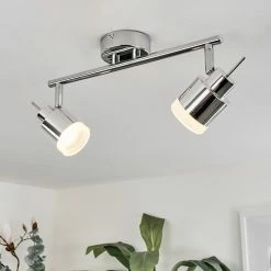 Hofstein Morges Deckenleuchte LED Chrom, 2-flammig -Bürolampen Verkäufe morges deckenleuchte h3446973 8