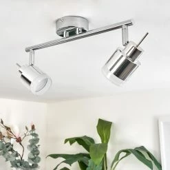 Hofstein Morges Deckenleuchte LED Chrom, 2-flammig -Bürolampen Verkäufe morges deckenleuchte h3446973 9