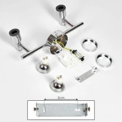 Hofstein Morges Deckenleuchte LED Chrom, 2-flammig -Bürolampen Verkäufe morges deckenleuchte h3458624 4