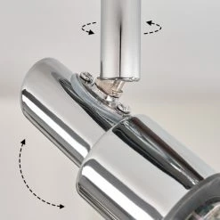 Hofstein Morges Deckenleuchte LED Chrom, 2-flammig -Bürolampen Verkäufe morges deckenleuchte h3458624 5