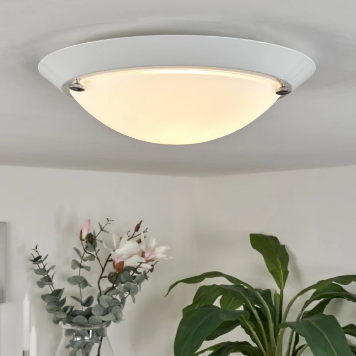 Hofstein Morges Deckenleuchte Weiß, 1-flammig 11 Hofstein Morges Deckenleuchte Weiß, 1-flammig – Bild 11