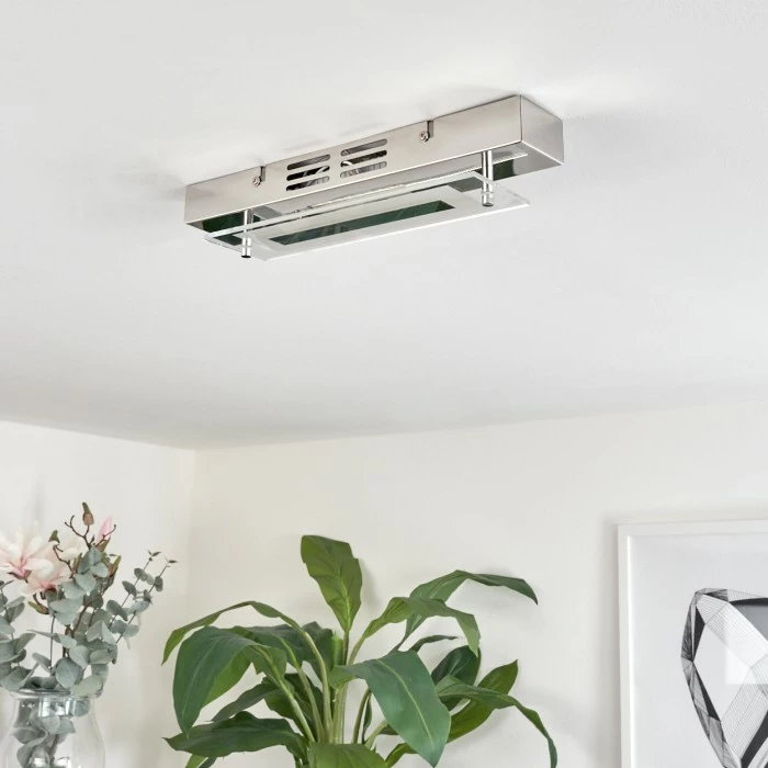 Hofstein Morges Deckenleuchte LED Chrom, 1-flammig 10 Hofstein Morges Deckenleuchte LED Chrom, 1-flammig – Bild 10