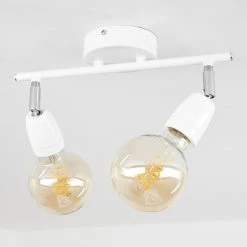 Hofstein Musland Deckenleuchte Chrom, Weiß, 2-flammig 17 Hofstein Musland Deckenleuchte Chrom, Weiß, 2-flammig -Bürolampen Verkäufe musland deckenleuchte h3430965 7