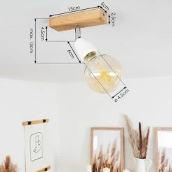 Hofstein Musland Deckenleuchte Chrom, Braun, 1-flammig 13 Hofstein Musland Deckenleuchte Chrom, Braun, 1-flammig -Bürolampen Verkäufe musland deckenleuchte h3430989 3