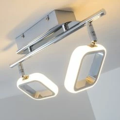Hofstein Myto Deckenspot LED Chrom, 2-flammig -Bürolampen Verkäufe myto deckenspot h166803 5