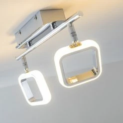 Hofstein Myto Deckenspot LED Chrom, 2-flammig -Bürolampen Verkäufe myto deckenspot h166803 6