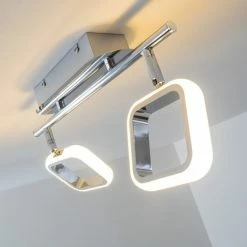 Hofstein Myto Deckenspot LED Chrom, 2-flammig -Bürolampen Verkäufe myto deckenspot h166803 7