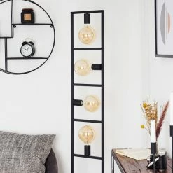 Hofstein Nanbong Stehleuchte Schwarz, 4-flammig 23 Hofstein Nanbong Stehleuchte Schwarz, 4-flammig -Bürolampen Verkäufe nanbong stehleuchte h3409657 11