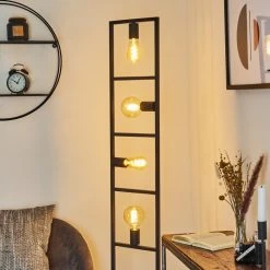 Hofstein Nanbong Stehleuchte Schwarz, 4-flammig 18 Hofstein Nanbong Stehleuchte Schwarz, 4-flammig -Bürolampen Verkäufe nanbong stehleuchte h3409657 6