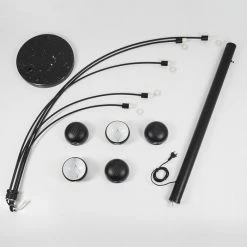 Hofstein Nikkala Stehleuchte Schwarz, 5-flammig -Bürolampen Verkäufe nikkala stehleuchte h3413852 4