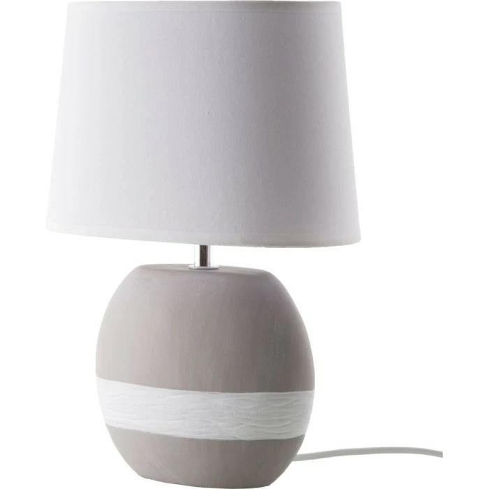 Nino Leuchten CRETO Tischleuchte Grau, Weiß, 1-flammig 2 Nino Leuchten CRETO Tischleuchte Grau, Weiß, 1-flammig – Bild 2