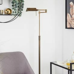 Hofstein Norrlida Stehleuchte LED Messing, 1-flammig -Bürolampen Verkäufe norrlida stehleuchte h3426067 9