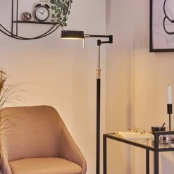 Hofstein Norrlida Stehleuchte LED Chrom, Schwarz, 1-flammig 18 Hofstein Norrlida Stehleuchte LED Chrom, Schwarz, 1-flammig -Bürolampen Verkäufe norrlida stehleuchte h3426104 6