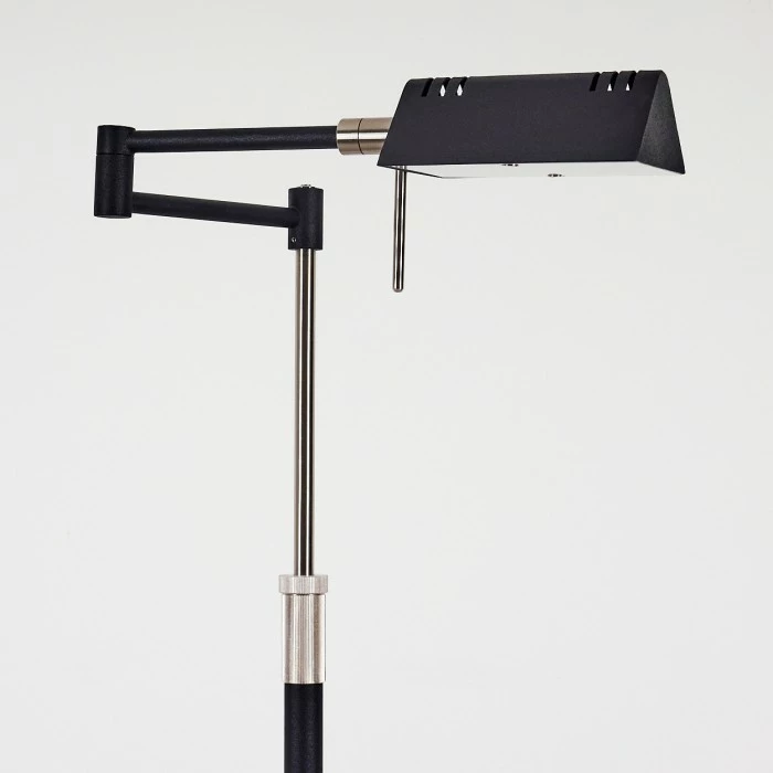 Hofstein Norrlida Stehleuchte LED Chrom, Schwarz, 1-flammig 8 Hofstein Norrlida Stehleuchte LED Chrom, Schwarz, 1-flammig – Bild 8